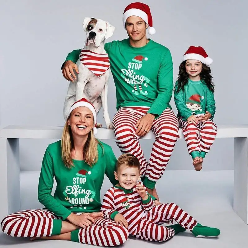 Pijamas familiares de Navidad, ropa a juego para mamá y moda familiar, Padre, Hijo, _ AliExpress Mobile