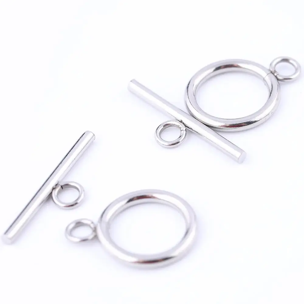 Reidgaller 10 комплектов ювелирных изделий из нержавеющей стали с застежками для изготовления браслетов своими руками для изготовления ожерелья
