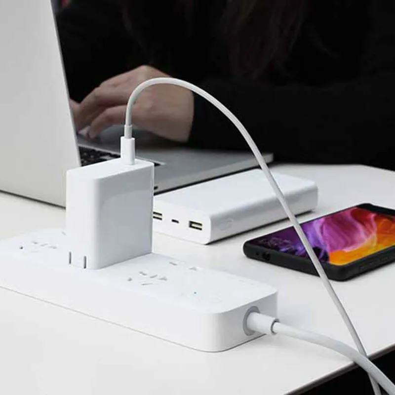 Оригинальный адаптер питания Xiaomi 65W Type C быстрое зарядное устройство Mi Notebook Air 13 3