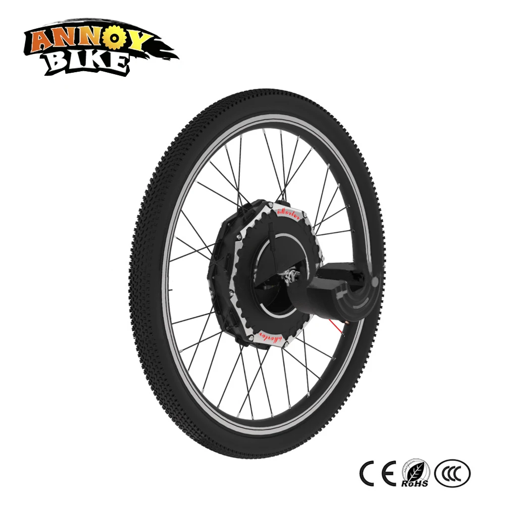 Sale 350W24V Hub Motor Bicycle Wheel with Battery Bicycle Generator Electric Wheel Motor with Gear Imortor 2.0 Electric Bike Kit 1