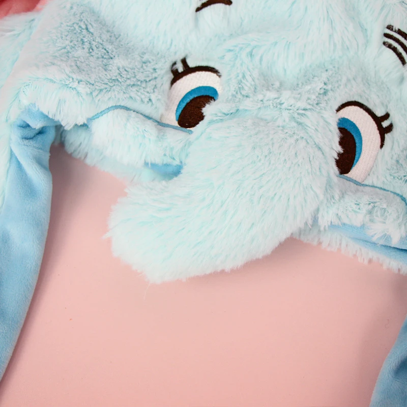 Милый мультяшный Ститч Dumbo Маленький слон подушка безопасности крышка стежка Dumbo плюшевые игрушки кукла шляпа для Дети Детские подарки