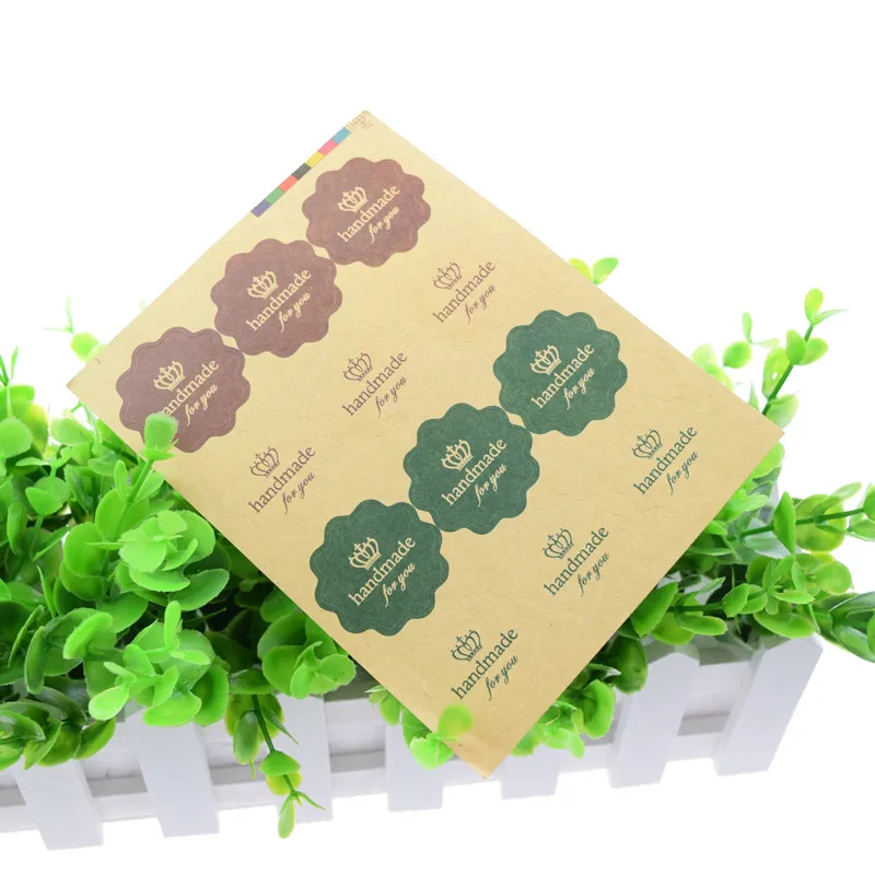 

Seal Stickers Handmade For you CHRISTMAS DIY Seal Sticker Scrapbooking Envelopes packaging Label Cake Wrapping Baking Party
