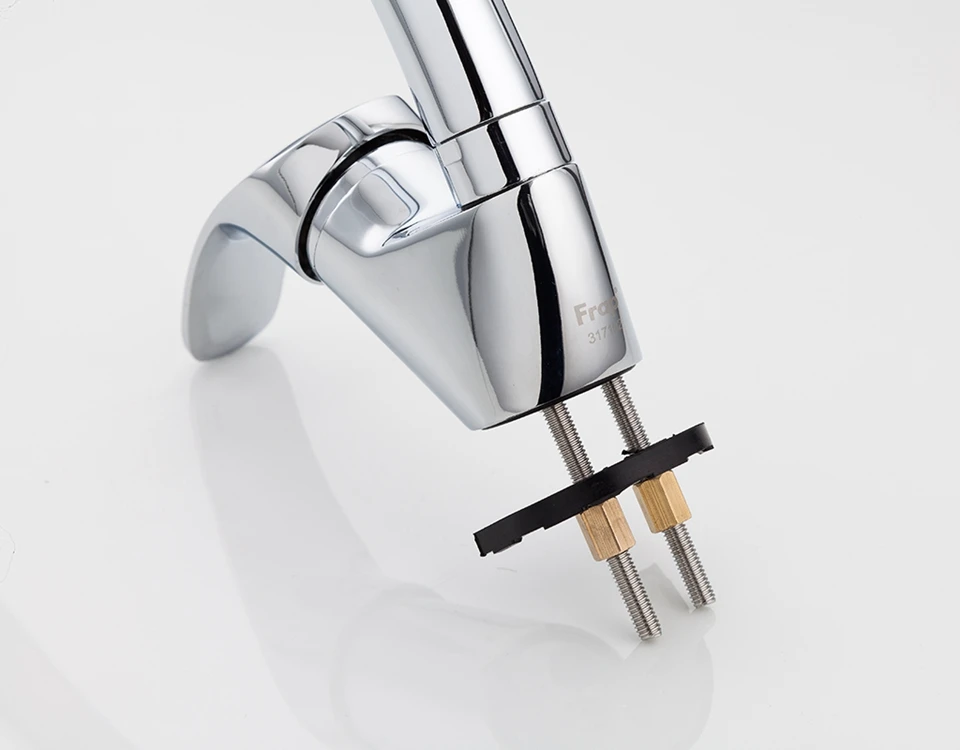 FRAP Solid Kitchen Mixer Cold and Hot flexible Kitchen Tap Single lever Hole Water Tap Kitchen Faucet Torneira Cozinha F4136-B