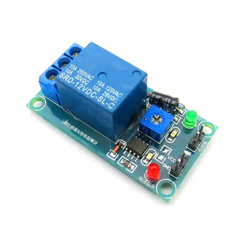 

12V soil moisture sensor controller module automatically waters below humidity start