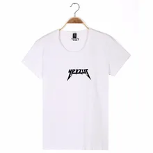 YEEZY SEASON 3 2016 new Men and women fashion tee shirt homme Summer cotton 100% YEEZUS funny t shirts printed The letter