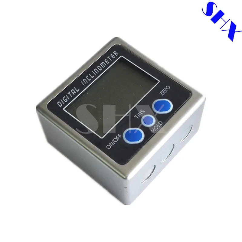 

Digital Protractor Inclinometer Level Metal Box Level Measuring Tool Electronic Angle Meter Angle Finder Angle Gauge