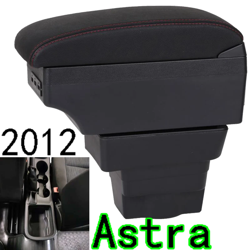 

For Opel Astra Armrest Box Opel Astra J Universal Car Central Armrest Storage Box modification accessories