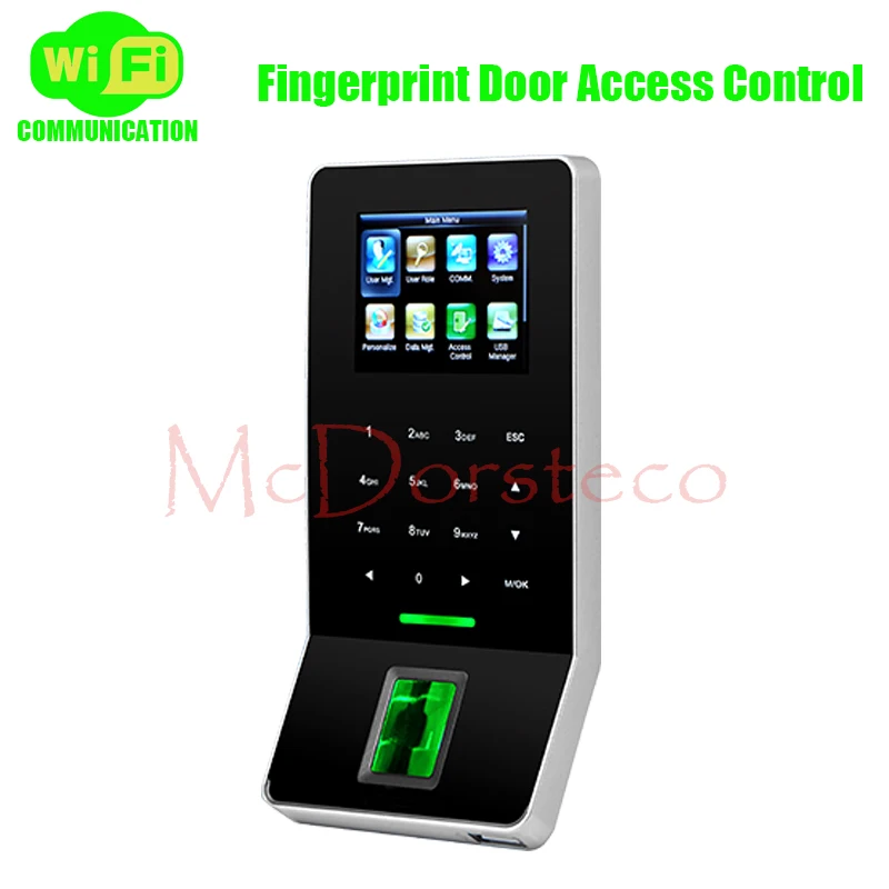 WiFi Biometric fingerprint Door Access Control TCP/IP wiegand ZK F22 fingerprint Door Security Controller WiFi Biometric fingerprint Door Access Control TCP/IP wiegand ZK F22 fingerprint Door Security Controller