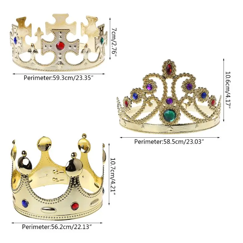 Игрушечная Корона из «король», «Принц» крещение трех королей и днем День рождения украшения APR-30