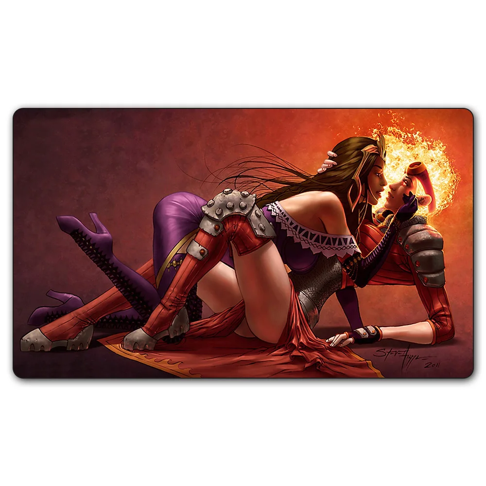 Много выбор Волшебные индивидуальные карточные игры Playmat MGT Elesh Norn, Grand Cenobite Playmat, настольные игры Ultra TablePad Pro с бесплатной сумкой - Цвет: Армейский зеленый