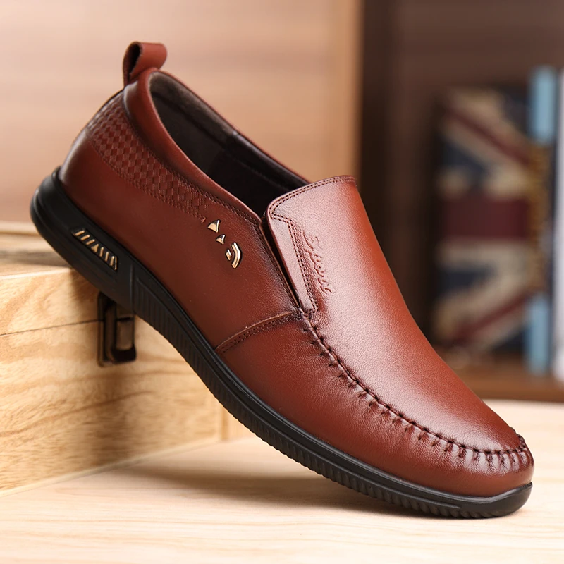 DESAI Brand New Shoes Men Cow Leather Casual Shoes Soft DESAI Brand New Shoes Men Cow Leather Casual Shoes Soft