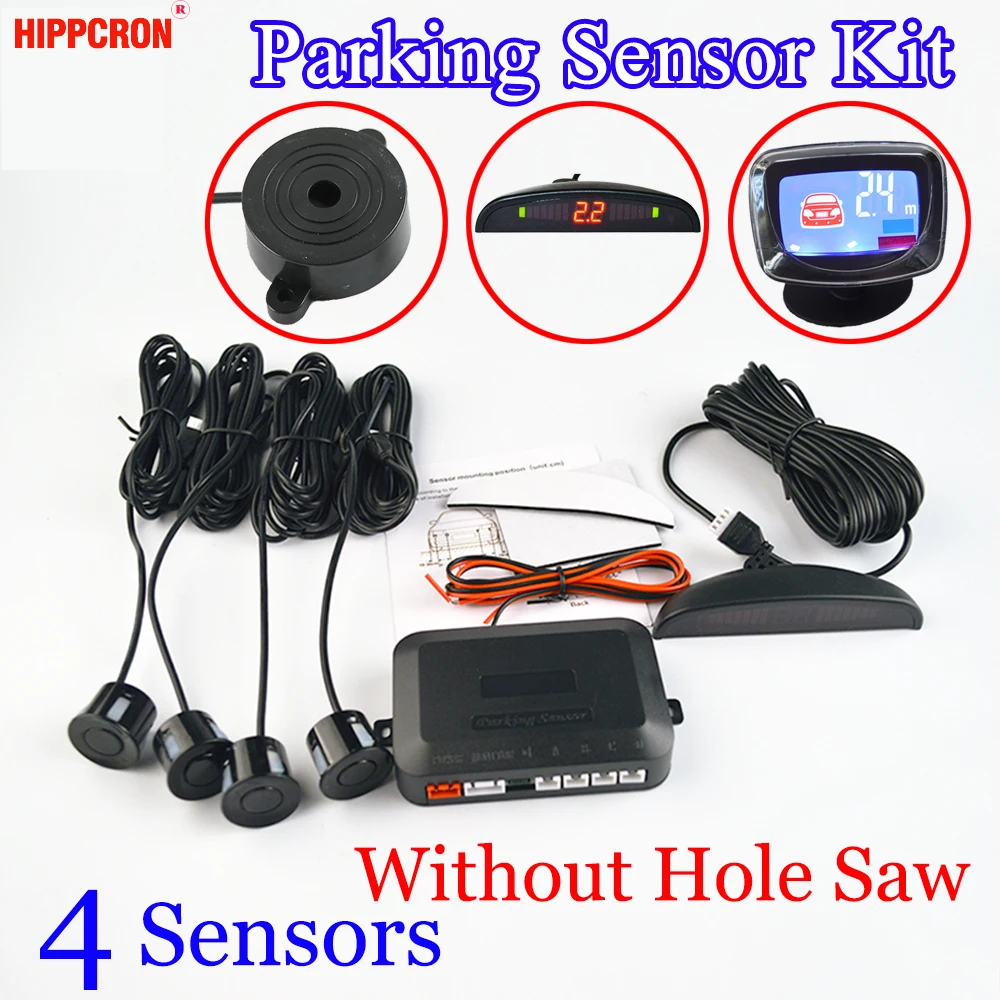 Buy Car Parking Sensor Kit No Hole Saw Buzzer / LED