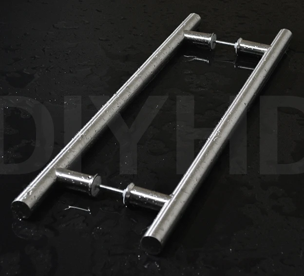 DIYHD 24 &quot 70&quot дверь сарая из нержавеющей стали длинная ручка деревянная