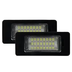 2 шт. 24SMD светодио дный номерной знак света, пригодный для Volkagen Гольф 6 7 Variant Golf плюс 6 Passat B7 универсал шаран 2 Touran