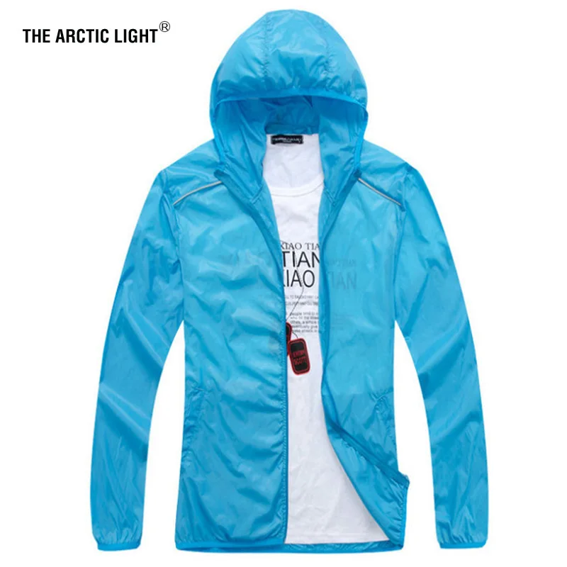 

THE ARCTIC LIGHT Summer Outdoor Sport Hiking Jacket Windbreaker Waterproof Sun protection Movement Coat Lightweight Quick-dry