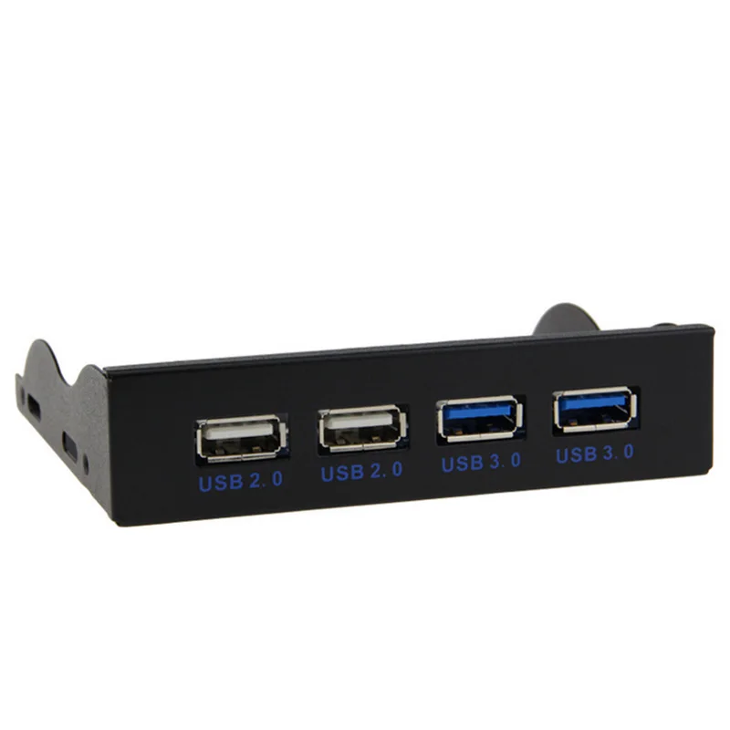 Ult-أفضل اللوحة 20pin إلى 2 منافذ usb 3.0 لوحة الجبهة القوس usb 3.0 + ثنائي usb 2.0 hub محول الكابل ل 3.5 \