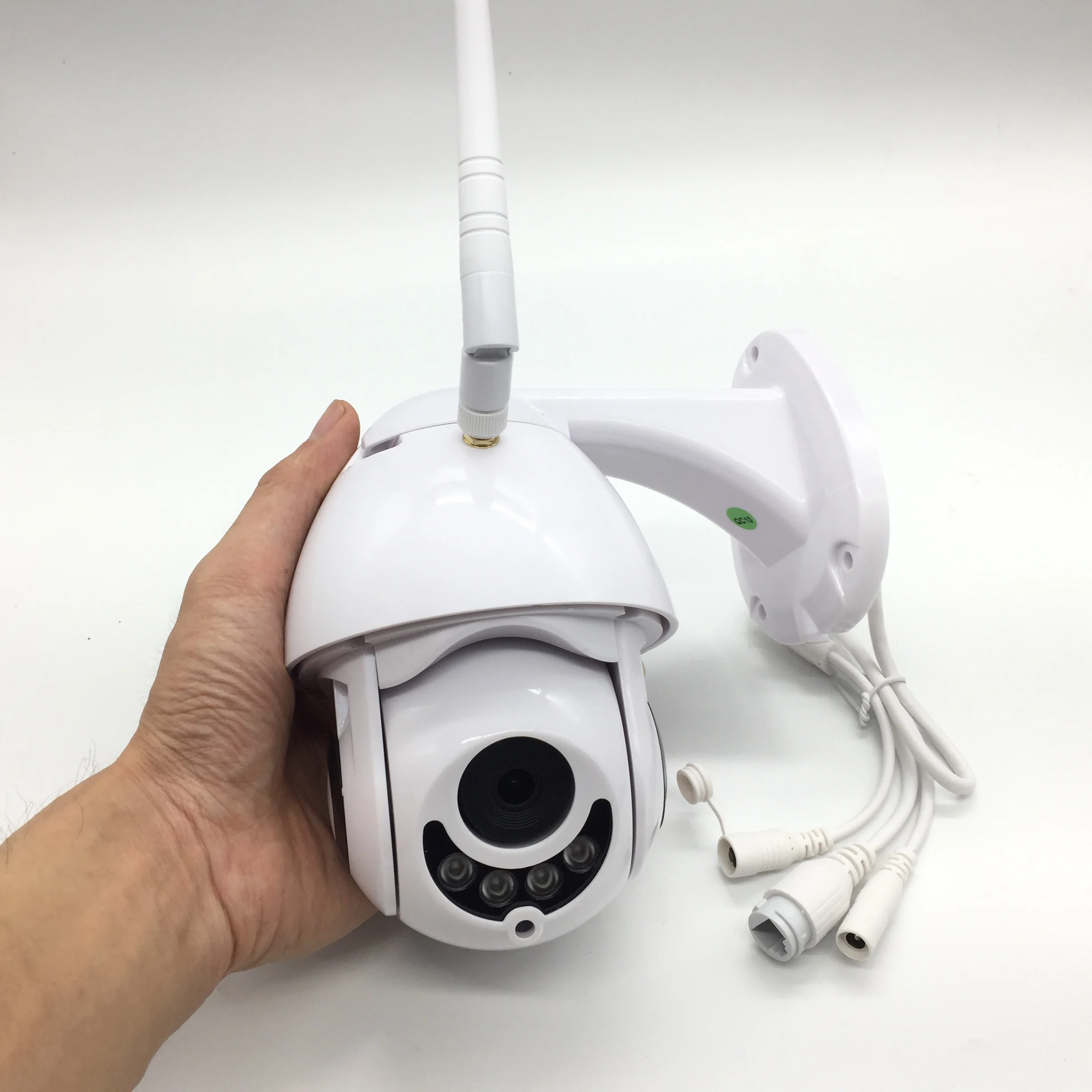 Открытый Водонепроницаемый WiFi PTZ Pan Tilt 1080P HD Безопасности IP IR камера ночного