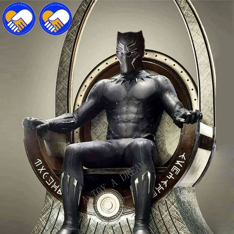 NEW 17cm Black Panther Throne Vacanda Action Figure 1/6 Scale Model Dolls Decoration PVC Classic Collection Figurine Kids Toys 2018 17cm transformers toys studio series 05 voyager class movie 2 optimus prime voyager class starscream collection model dolls