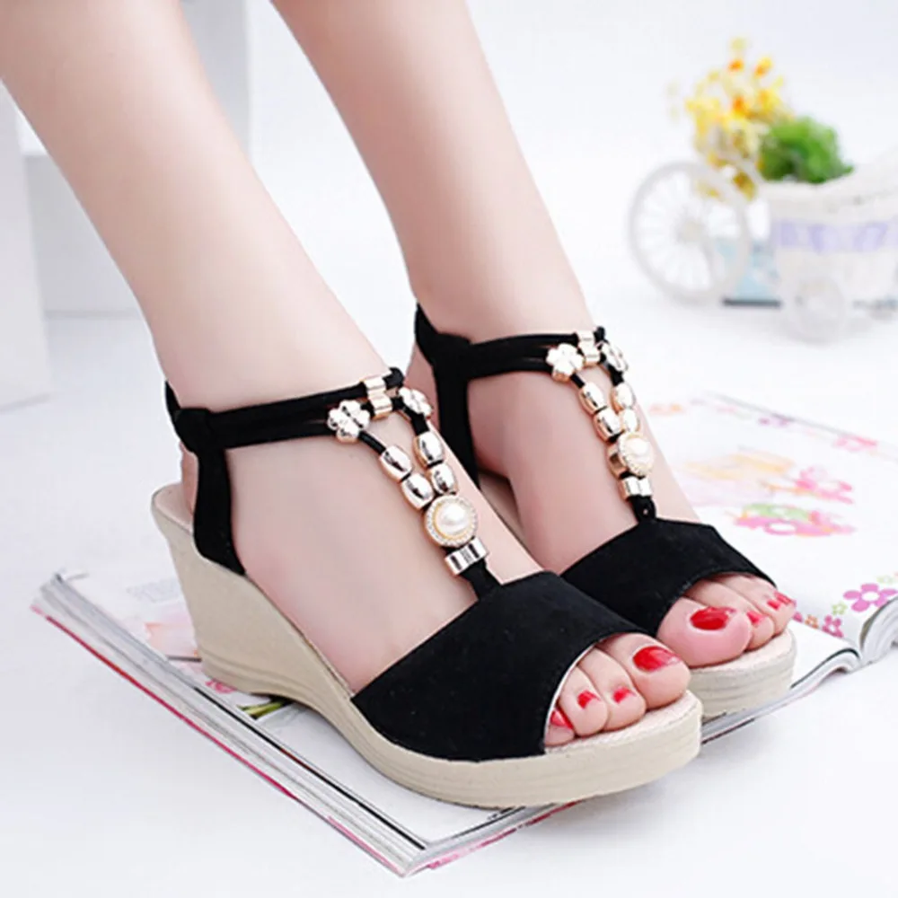 Women Plus Size 35 40 Wholesale Elegant Ankle strap Women's Shoes Woman