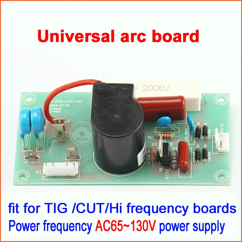 Частота питания AC65~ 130V Широкий источник питания, универсальная аргоновая дуговая сварочная плита высокого давления, дуговая пластина, зажигалка