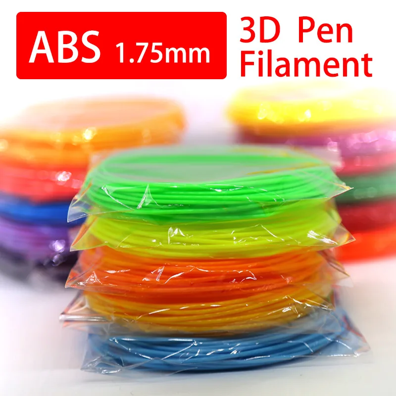 3D Ручка, 3d-ручка, материал 3d ручки, нить ABS/PLA, нить 1,75 мм, 12 цветов, 36 метров, яркий цвет, пластик для 3d ручек