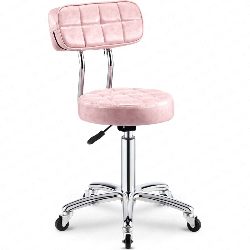 Bar Chair Bar Beauty Backrest Stool Rotating Lift High Stool Round Modern Tabouret De Bar Sgabello Formal Dinning Chairs