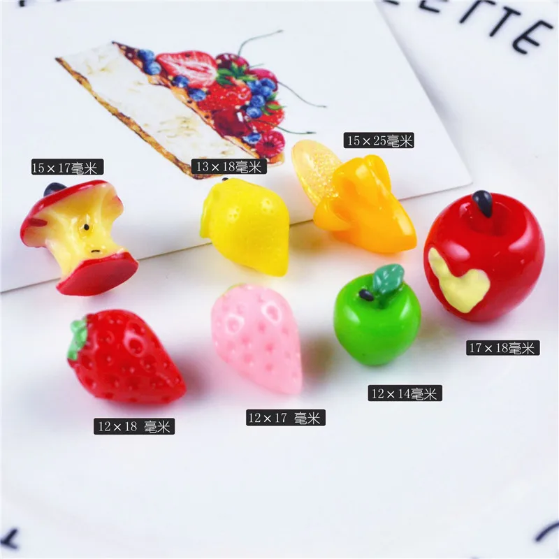 

Simulation Three-dimensional Fruit Slime Filled Diy Jewelry Accessories Material Resin Filler Creative Popular Toys for Children