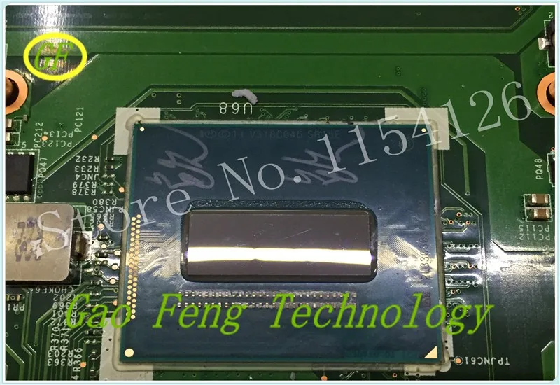 Ноутбук материнская плата для MSI MS-17591 SR15E Процессор DDR3 неинтегрированная N15P-GX-A2 Протестировано