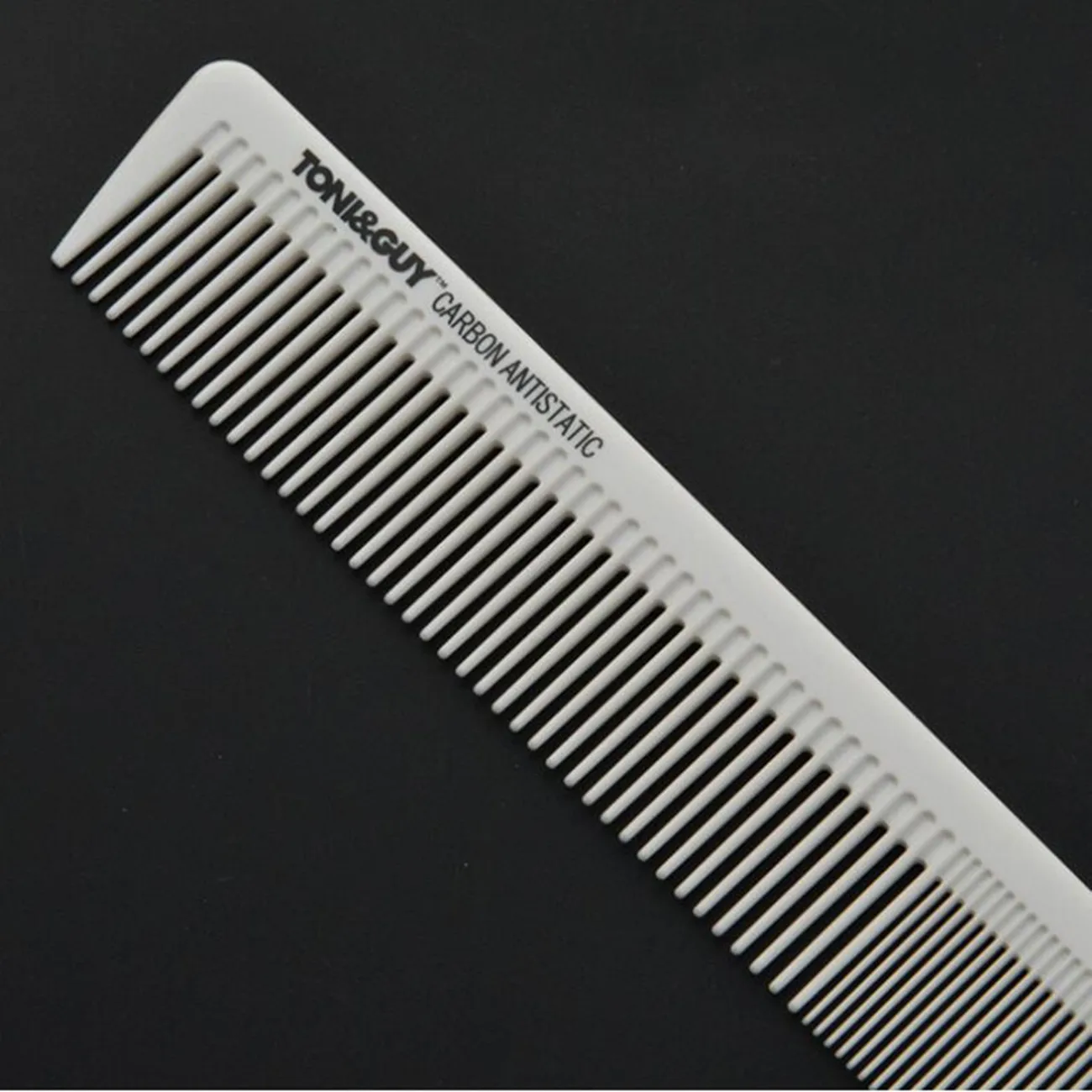 1 Pc White Antistatic Salon Heat-Resistant Taper Cutting Comb for Hairdressing Hair Styling Tool