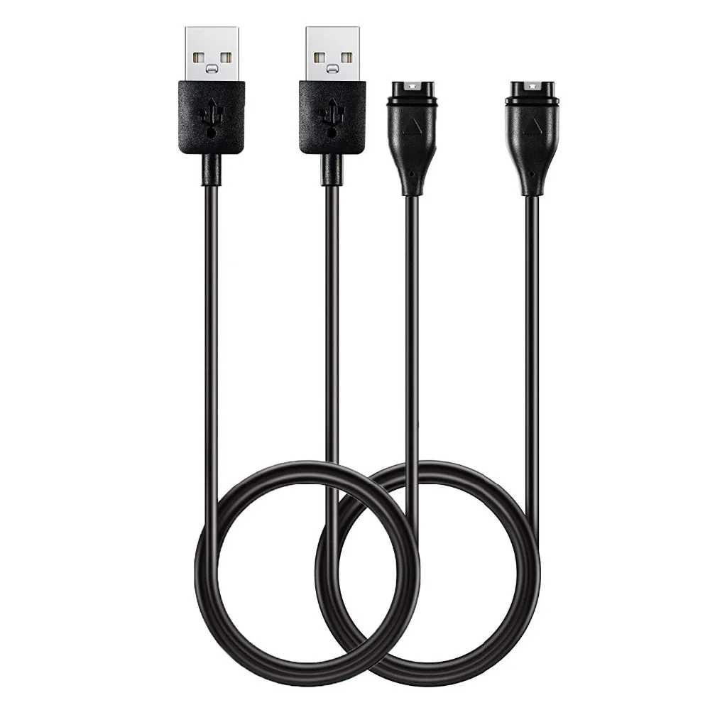 

ECSEM 2pcs Charging Cable Replacement for Garmin Vivoactive 3/trainer/Instinct/Vivoactive 3 Music/Vivosport USB Port Charge