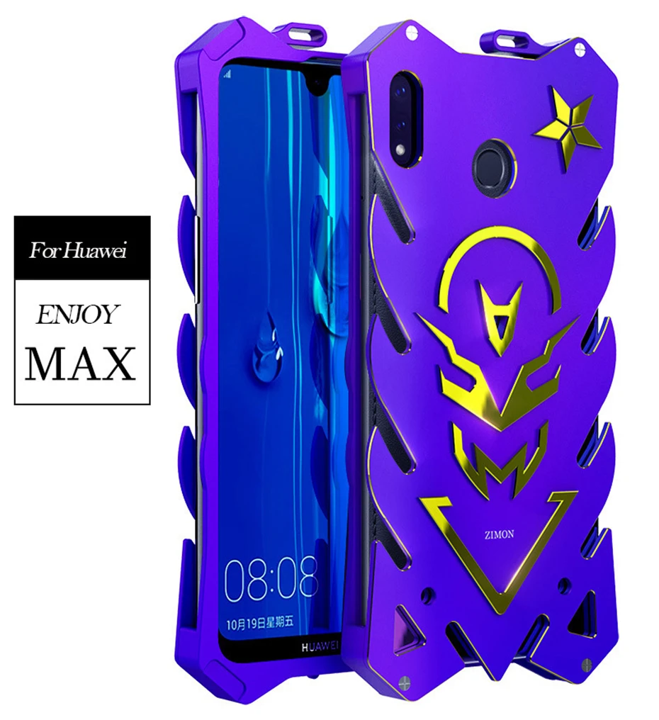 Чехол для телефона huawei Enjoy Max противоударный алюминиевый металлический бронированный жесткий чехол для huawei Honor 8X Max Honor 8X Enjoy Max спортивный Чехол