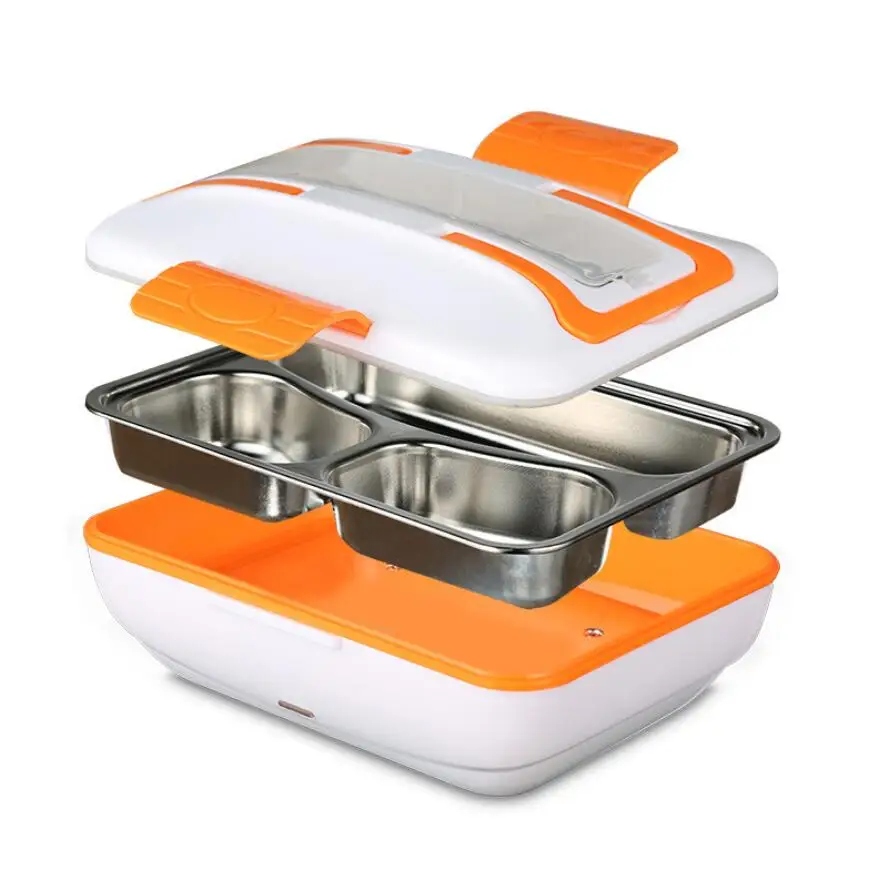 220V Portable Electric Heating Lunch Box Made By Stainless Steel And