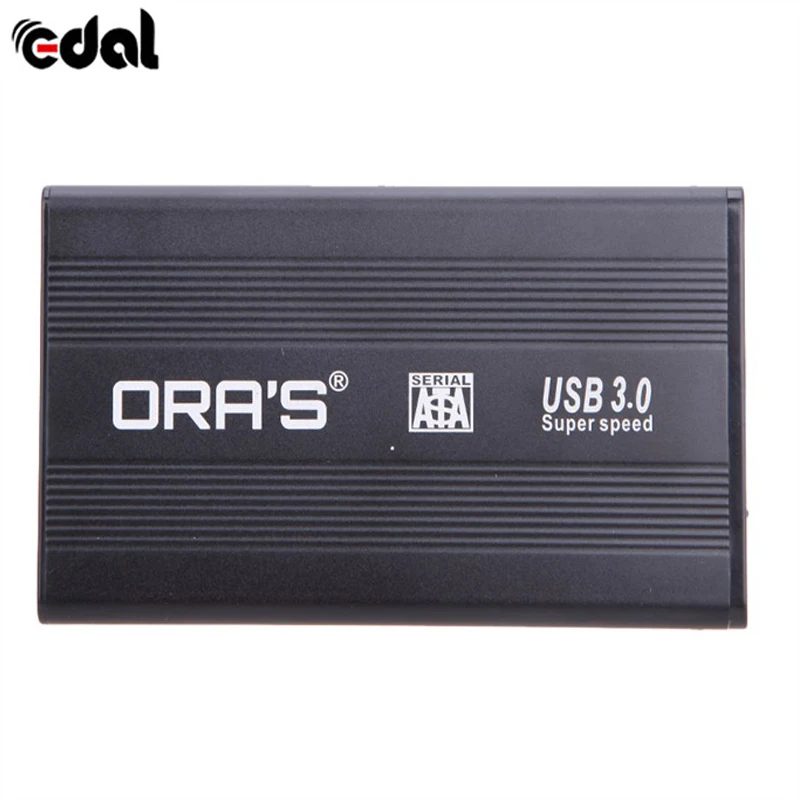 

EDAL Black 2.5 inch USB 3.0 SATA HDD External Hard Drive Enclosure Case for PC Laptop Mac
