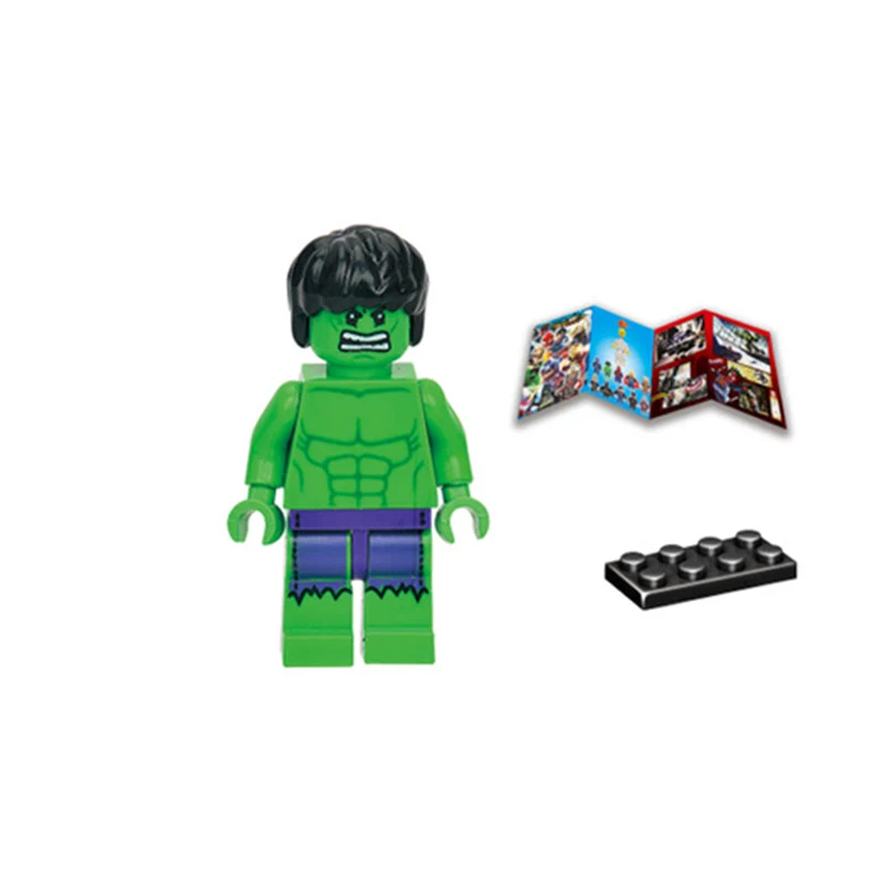 10Pcs/Set Batman Marvel Avengers Super Heroes Building Blocks figures Captain America Compatible With Legoed Toys For Children