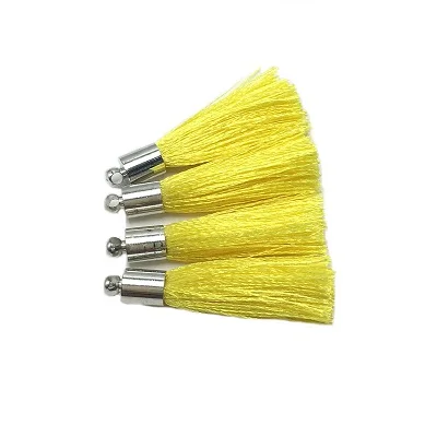 CHENGRUI L45, 4 см, кисточка, шелк кисточки, бахрома, кисточки для штор, кисть, craft, бахрома ткань, бахрома для шитья, 10 шт./пакет - Цвет: L4518