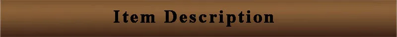 Item Description
