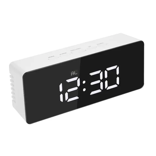 High Definition Rectangular Mirror Alarm Clock Multi Function Digital high-definition-rectangular-mirror-alarm-clock-multi-function-digital