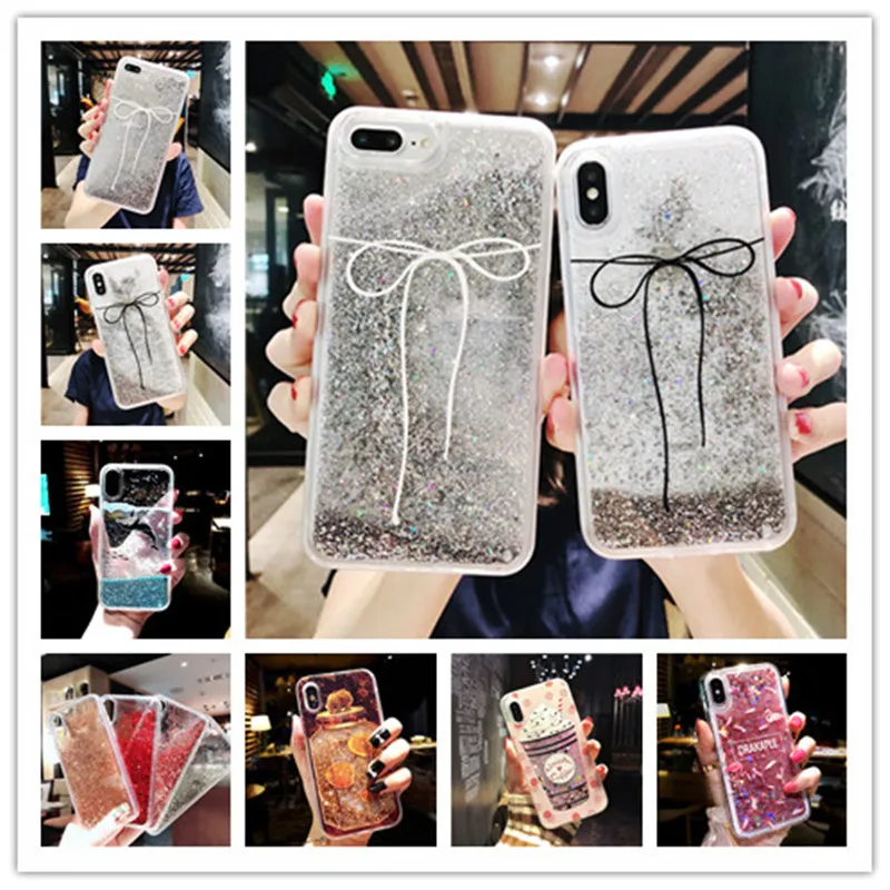 Luxury Cartoon 3D Swimming Duck Animal Dynamic Liquid Quicksand Cover Case For Apple iPhone 5 5S 5SE 6 6S 7 8 Plus X Xr Xs Max |