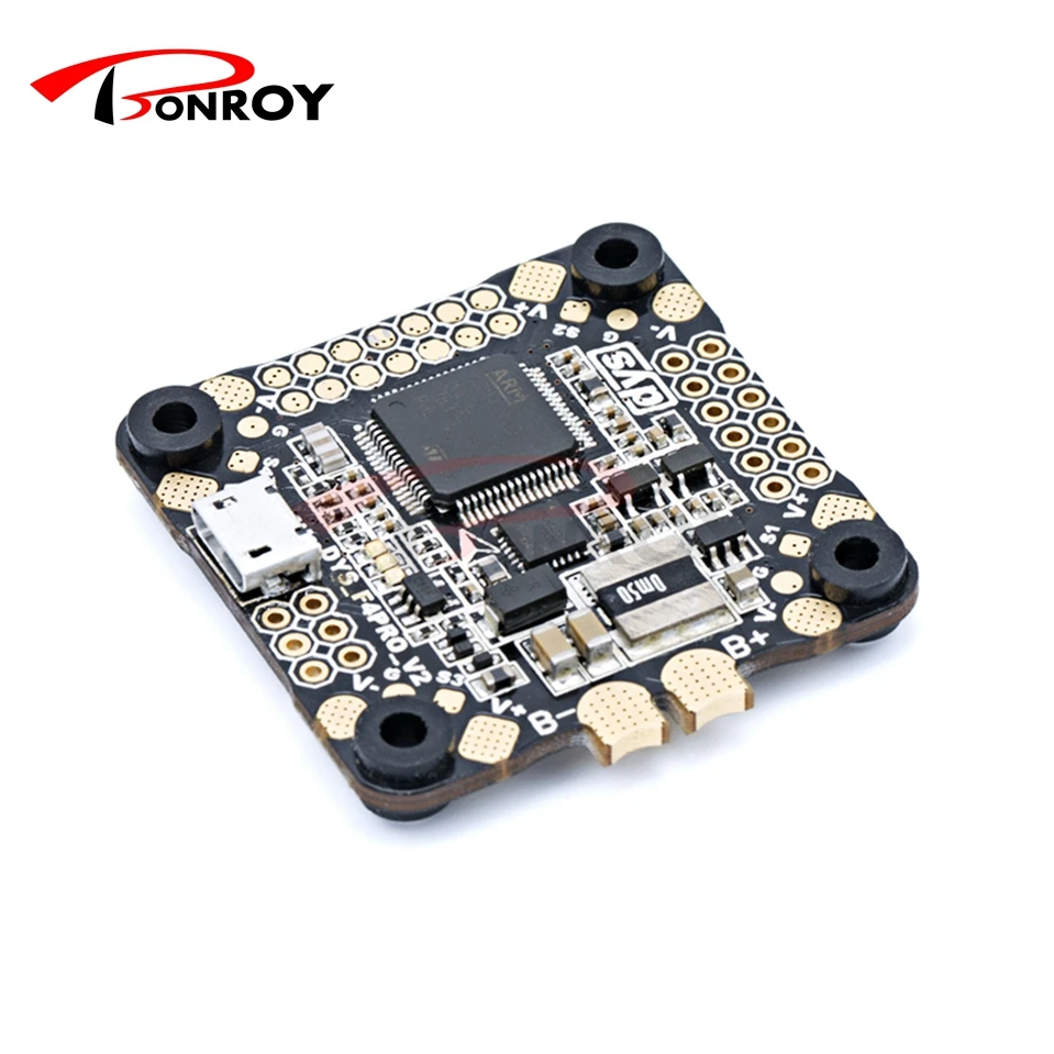 

DYS flight control F4 PRO V2 Betaflight with 5V/3A 9V/1.2A BEC intergrated protection circuit on-board OSD flat cable connection