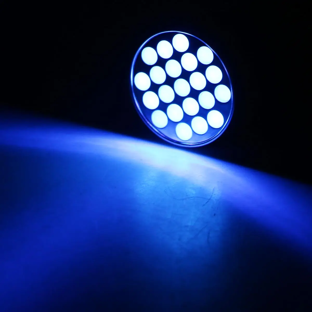 Мощный свет работы УФ ультрафиолетовый 21 светодиодный 395nm фонарик AAA мини Blacklight Алюминий факел Лампа Отдых Пеший Туризм