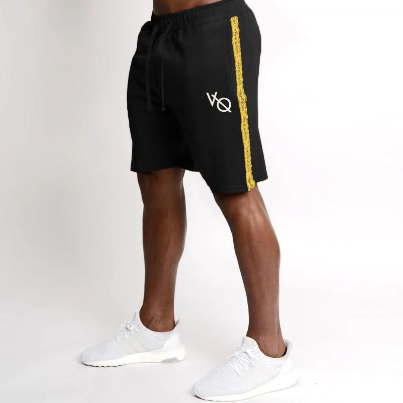 

2019 New Men Shorts Vq Patchwork Beach Short Gyms Fitness Bodybuilding Jogger Workout Casual Sweatpants Brand Clothing