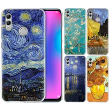 Чехол Sky Van Gogh для huawei Honor 8X Y9 9 10 Lite Play 8C 8S 8A Pro V20 20i 10i Y6 Y7 жесткий чехол для телефона из поликарбоната