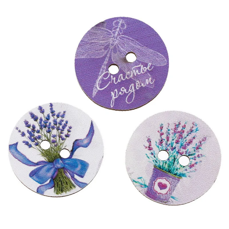50 шт. деревянные пуговицы с 2 отверстиями 24 мм|scrapbook etc|scrapbooking butterflybutton scrapbook |