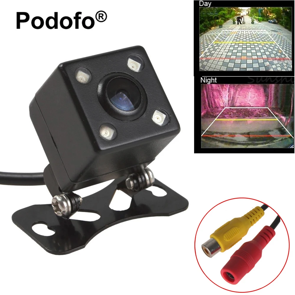 

Podofo Car Rear View Camera Reverse Backup Parking Cameras with IR Night Vision 170 Degree Parking System Parktronic Car Covers