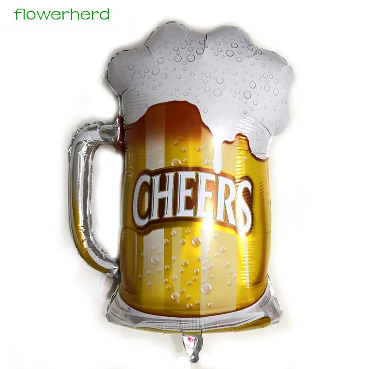 10pcs Large Beer Mug Balloon World Cup Inflatable Decoration