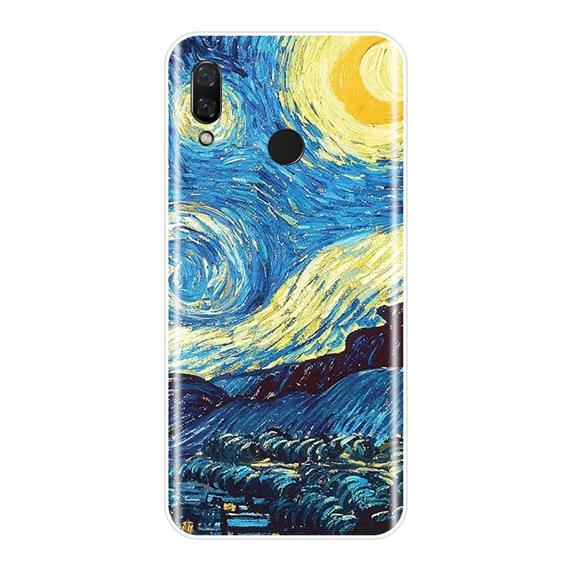 Чехол Ван Гога для Huawei Nova 3 3i 3e 2i 2 Lite Plus мягкий силиконовый чехол накладка Smart