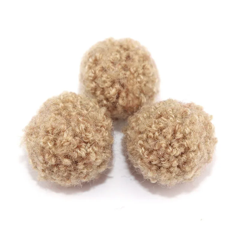 Khaki Plush Balls
