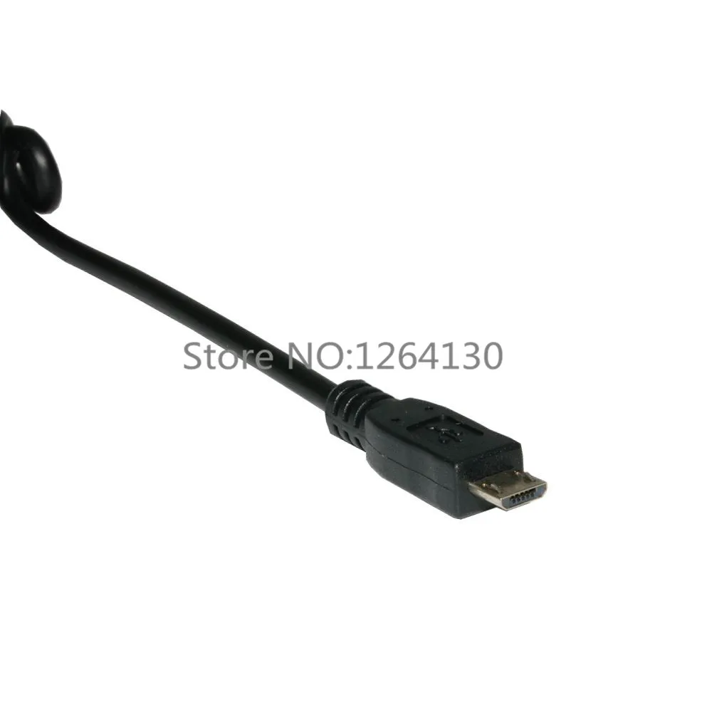 0,3 m-0,7 m микро USB 5pin типа мужчин и женщин удлинитель растягивающийся кабель для SSD и планшета и сотового телефона