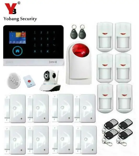 Yobang Security-WIFI GSM GRPS SMS APP Control Sensor Alarm Fire Smoke Detector Alarm Smart Home/Garden Security Alarm Systems Yobang Security-WIFI GSM GRPS SMS APP Control Sensor Alarm Fire Smoke Detector Alarm Smart Home/Garden Security Alarm Systems