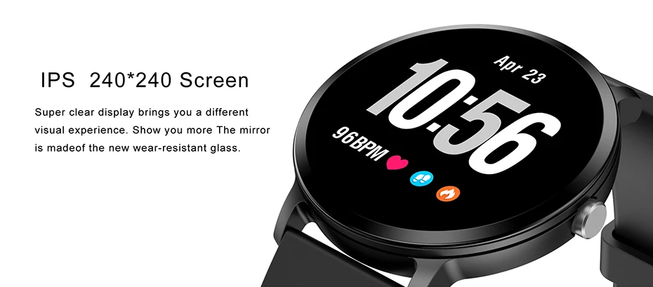 COLMI V11 Smart watch IP67 waterproof Tempered glass Activity Fitness tracker Heart rate monitor BRIM Men women smartwatch_09